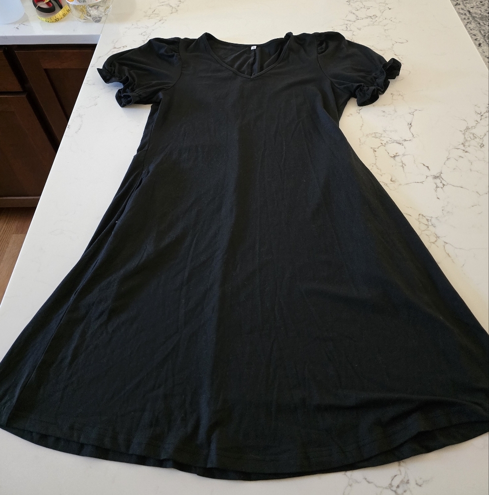 Elegant Black Women's Dress